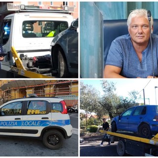 Imperia, continua la lotta al degrado, nuova operazione della polizia locale contro l'abbandono 'selvaggio' di veicoli. Gagliano: "Il progetto continuerà senza sosta" (foto) Imperia, continua la lotta al degrado, nuova operazione della polizia locale contro l'abbandono 'selvaggio' di veicoli. Gagliano: "Il progetto continuerà senza sosta" (foto)