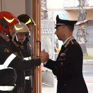 Strage di Castel D'Azzano, un commosso omaggio ai caduti dell’Arma da parte dei vigili del fuoco di Imperia