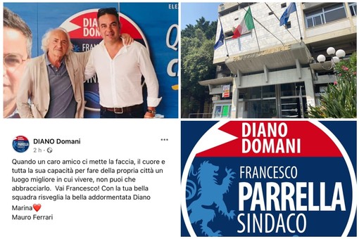 Il candidato a sindaco Francesco Parella incassa il supporto dello 'spin doctor' Mauro Ferrari: &quot;Con la tua squadra risveglierai la bella addormentata Diano Marina&quot;