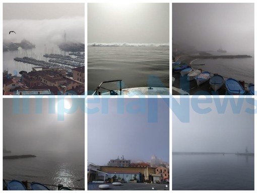 Dopo Genova anche Imperia si sveglia con la nebbia di mare, ecco il 'Caligo' (Foto e Video) Dopo Genova anche Imperia si sveglia con la nebbia di mare, ecco il 'Caligo' (Foto e Video)