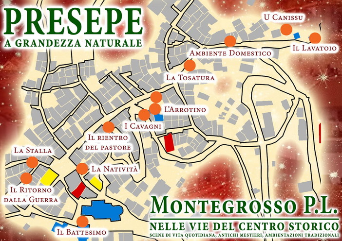 Il Presepe a grandezza naturale di Montegrosso, un'occasione per vivere la magia del Natale Il Presepe a grandezza naturale di Montegrosso, un'occasione per vivere la magia del Natale