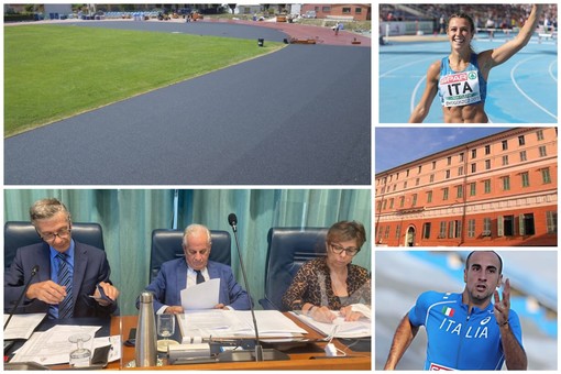 Imperia, l'annuncio del sindaco Scajola: "Venerdì 24 inauguriamo il campo d'atletica del Prino e in arrivo quasi 5 milioni di euro per la scuola di piazza Calvi"