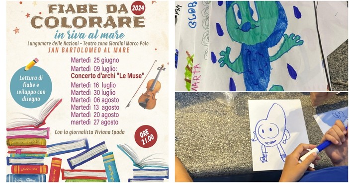 A San Bartolomeo al Mare la terza edizione di "Fiabe da colorare"