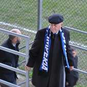 Scajola in tribuna al "Ciccione" si è impegnato a salvare il club dal naufragio (Foto Fantomas) Scajola in tribuna al "Ciccione" si è impegnato a salvare il club dal naufragio (Foto Fantomas)