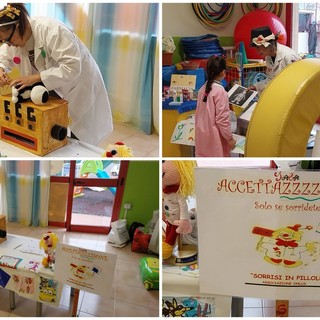 Imperia, alla scuola dell'infanzia in via Ulivi &quot;L'ospedale delle bambole&quot; con i volontari di Sorrisi in pillole (foto e video)