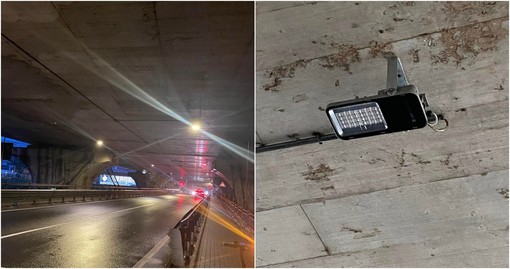 Nuovi punti luce sotto il viadotto della stazione di Imperia, un intervento per rendere più sicuro il transito veicolare