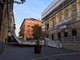 Imperia: tragedia sfiorata, crolla l'impalcatura del teatro Cavour in via Cascione (Foto e Video)