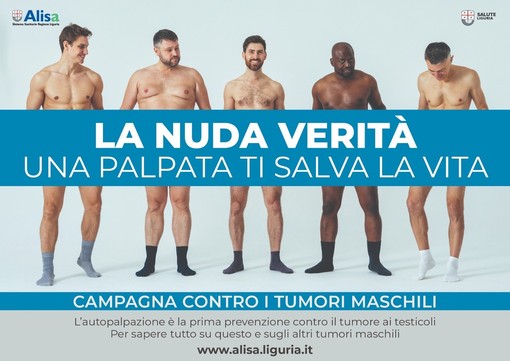 &quot;La nuda verità, una palpata ti salva la vita&quot;, presentata la campagna per prevenzione dei tumori maschili