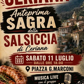 Ceriana, grande anteprima della Sagra della Salsiccia