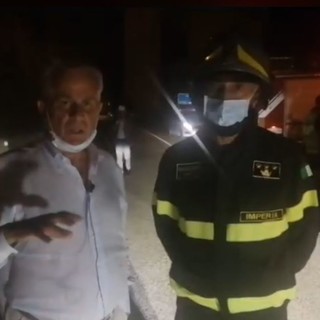 Imperia: calcinacci sulla 28, Scajola: "Nessun problema sicurezza in autostrada, statale chiusa ancora due ore" (video)