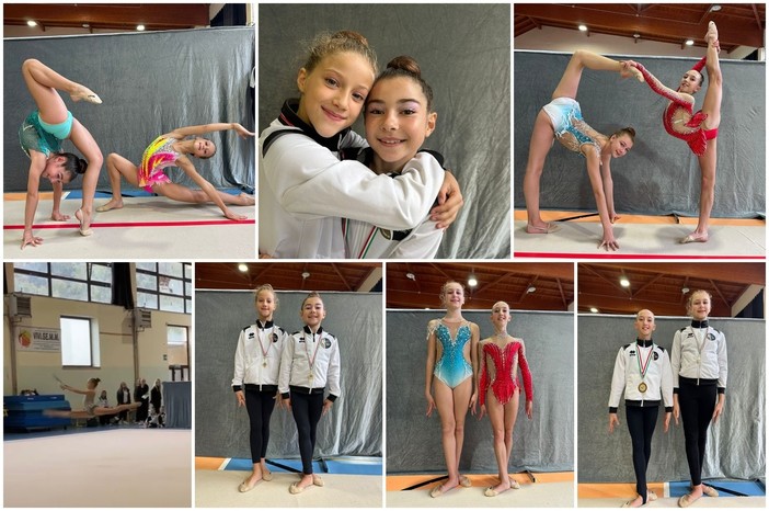 Ginnastica ritmica: il Cerchio d’Oro di Imperia sul podio al campionato regionale
