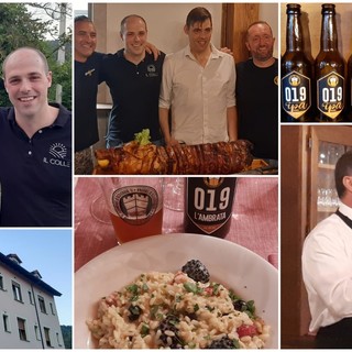 A "Il Colle" a Nava esordio ok per il risotto di chef Tamarri dedicato al territorio  (foto e video)