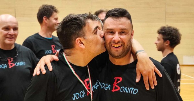 A sinistra Davide Bianco, a destra Berardinucci A sinistra Davide Bianco, a destra Berardinucci