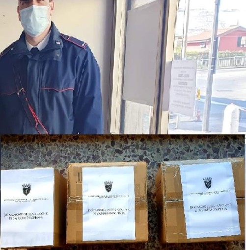 Coronavirus, l'Unione Nazionale Ufficiali in Congedo ha donato una prima fornitura di mascherine ai Carabinieri e militari dell'Esercito