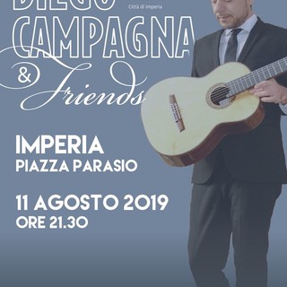 Imperia: domani sera, concerto del M° Diego Campagna in Piazza Parasio