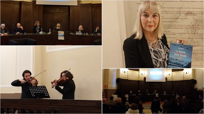“Le donne nella Shoah”, alla Lagorio di Imperia il libro di Bruna Bertolo (foto e video) “Le donne nella Shoah”, alla Lagorio di Imperia il libro di Bruna Bertolo (foto e video)