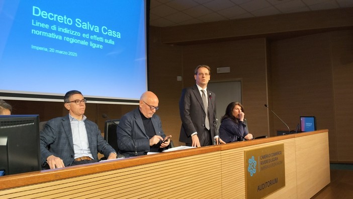 Seminario sul Decreto Salva casa, Regione Liguria in prima linea (video)
