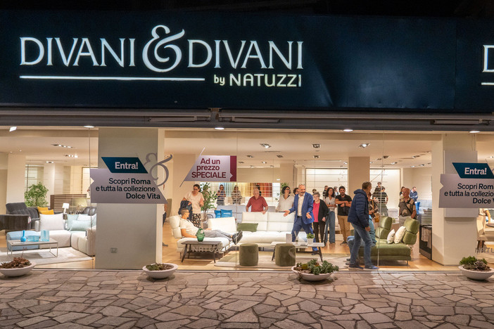Lo store Divani&amp;Divani di Sanremo, punto di riferimento dell’arredamento imbottito da 32 anni sul territorio