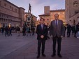 Febbraio 2020, Fabrizio Di Salvo e Davide Pettener a Bologna durante le riprese del Documentario “Aleramici in Sicilia” (photo credit, Gianluca Battilani)