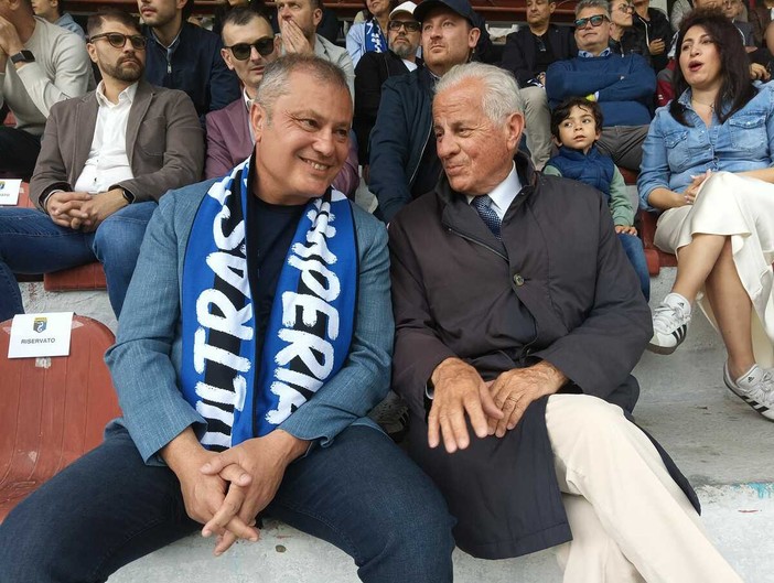 Imperia-Sanremese 2-2, il neo presidente nerazzurro D'Onofrio non ha dubbi: "Ci salviamo" (Video)