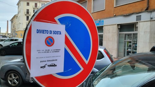 Imperia, divieto di sosta in via Alfieri per il transito di un carico speciale