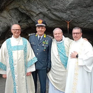 Delegazione delle Forze Armate e Corpi Armati di Imperia al 64° pellegrinaggio militare internazionale a Lourdes
