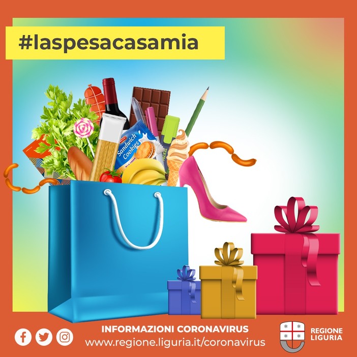 Coronavirus, la Regione attiva #laspesacasamia: i cittadini riceveranno i propri acquisti al domicilio in sicurezza