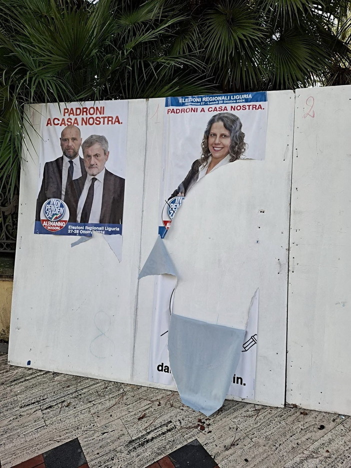Elezioni, manifesti di 'Indipendenza!' strappati, Erica Martini: "Ignoti concorrenti? Comunque li ringraziamo per l’importanza che ci attribuiscono" Elezioni, manifesti di 'Indipendenza!' strappati, Erica Martini: "Ignoti concorrenti? Comunque li ringraziamo per l’importanza che ci attribuiscono"