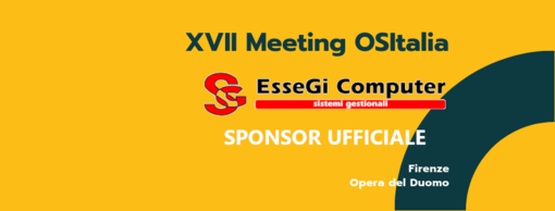 Essegi Computer Sponsor Ufficiale del Meeting OSItalia 2019 Essegi Computer Sponsor Ufficiale del Meeting OSItalia 2019