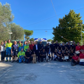 Terminata l'esercitazione con le unità cinofile a Pompeiana e Santo Stefano al Mare Terminata l'esercitazione con le unità cinofile a Pompeiana e Santo Stefano al Mare