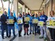 Giornata Internazionale della Donna, un flash mob Uil all'Ospedale di Imperia contro le aggressioni al personale sanitario femminile  (foto)