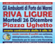 "Gli Ambulanti di Forte dei Marmi" a RIVA LIGURE martedì 26 dicembre
