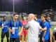 Il tecnico nerazzurro Franco Lerda impartisce indicazioni ai suoi Il tecnico nerazzurro Franco Lerda impartisce indicazioni ai suoi