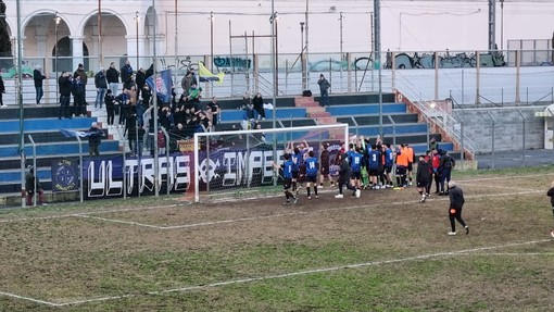 Colpaccio dell'Imperia: una rete di Totaro piega l'Oltrepò nel finale Colpaccio dell'Imperia: una rete di Totaro piega l'Oltrepò nel finale