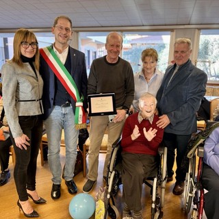 All'RSA Montale di Diano Marina, grande festa di febbraio con le centenarie Elena Brunello e Alba Luisa Manara