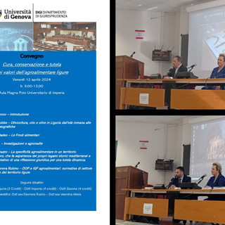 ‘Cura, conservazione e tutela dei valori dell’agroalimentare ligure’, il bilancio del convegno al Polo Universitario di Imperia