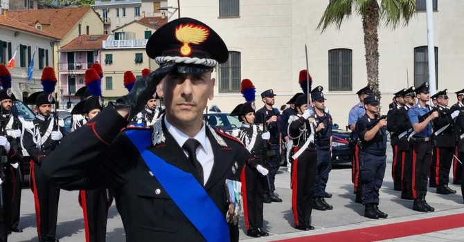Il Comandante provinciale dell'Arma Simone Martano