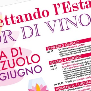 Aspettando l’estate, Pro Loco Villa di Verzuolo (Cuneo) inaugura la stagione a partire da venerdì 3 giugno con Fiori di Vino