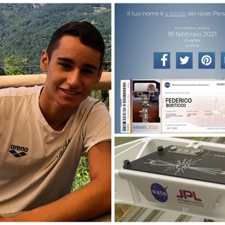 Un imperiese 'su Marte', il nome del sedicenne Federico Bosticco sul pianeta rosso