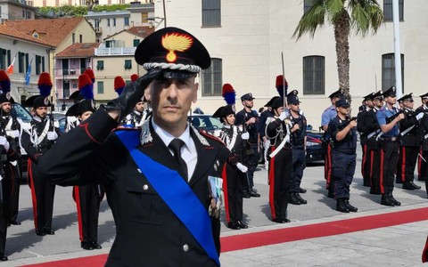 Il Comandante provinciale dell'Arma Simone Martano
