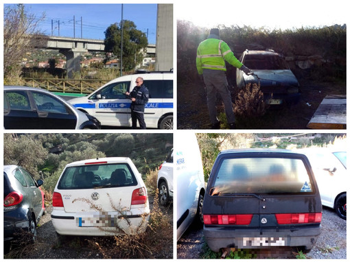 Imperia, auto abbandonate: nuovo blitz dei vigili urbani. Gagliano: "Azione intensificata anche sulla ciclabile di via Ballestra" (foto) Imperia, auto abbandonate: nuovo blitz dei vigili urbani. Gagliano: "Azione intensificata anche sulla ciclabile di via Ballestra" (foto)