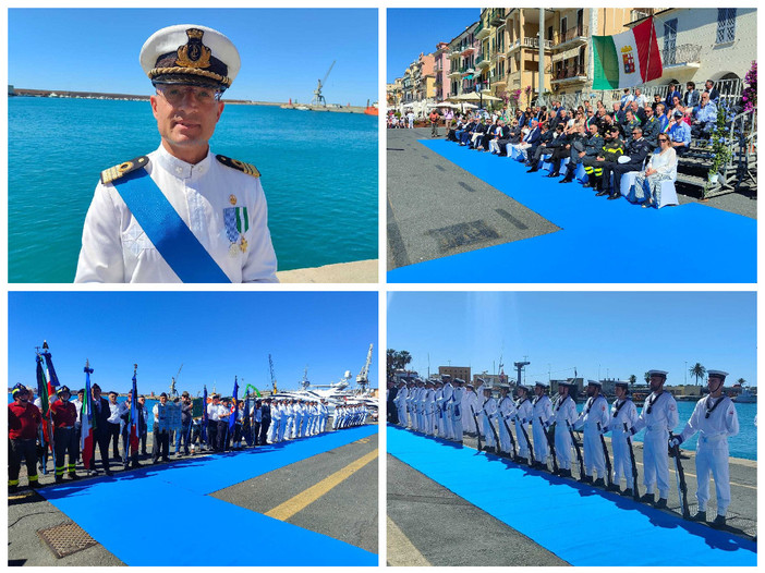 Imperia, celebrata la Giornata della Marina Militare. Il comandante della Guardia Costiera La Bua: “Forza armata ancora impegnata in scenari internazionali” (foto e video) Imperia, celebrata la Giornata della Marina Militare. Il comandante della Guardia Costiera La Bua: “Forza armata ancora impegnata in scenari internazionali” (foto e video)