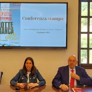 La notte di Costa d'Oneglia si tinge dei colori della bandiera argentina (video)