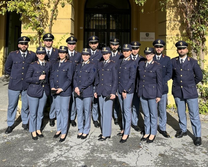 Quattordici nuovi vice ispettori in Questura a Imperia