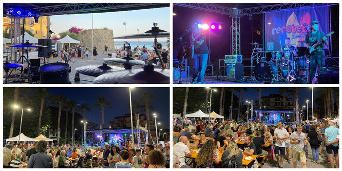 Tanta gente a San Bartolomeo al Mare per lo Street food