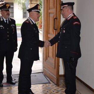 Il Generale di Corpo d’Armata dei Carabinieri Gino Micale in visita al Comando Provinciale di Imperia