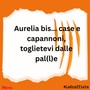 LA GRAFFIATA. Aurelia bis.... case e capannoni toglietevi dalle pa(l)le