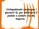 LA GRAFFIATA. Ciclopedonale anche per i giovani? Si per inforcare il pedale e andare via da Imperia LA GRAFFIATA. Ciclopedonale anche per i giovani? Si per inforcare il pedale e andare via da Imperia