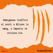 LA GRAFFIATA.  Emergenza traffico al nord: a Milano lo smog, a Imperia le strisce blu