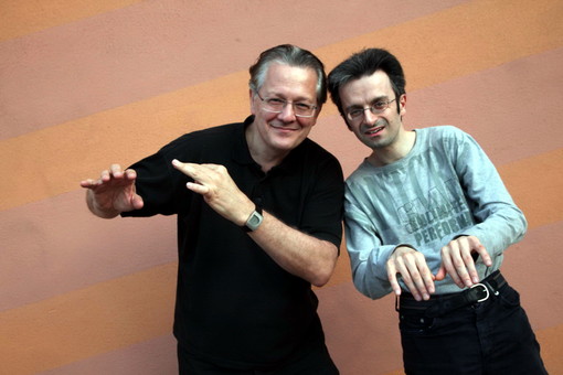 Giuseppe Nova e Andrea Bacchetti al teatro del Casinò di Sanremo